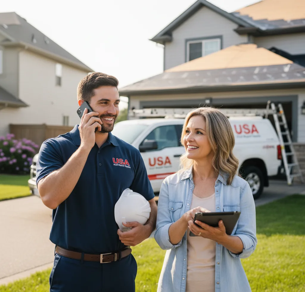 USA Roof Repair Experts customer support in Mack